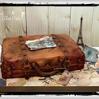 Vintage luggage/Bon Voyage 