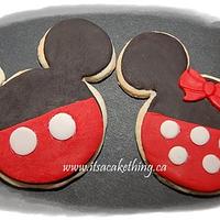 Mickey & Minnie Cookies