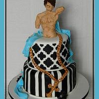 Adonis Sculpture Wedding Cake