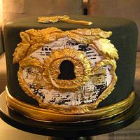 Baroque Keyhole Cake