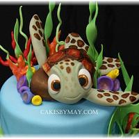 Nemo Squirt Birthday Cake