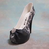 High heel sugar shoe