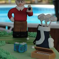 50th Golf cake