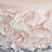 La Vie En Rose Wedding Cake