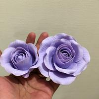Purple sugar roses 