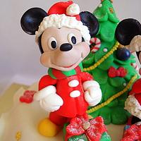 Mickey-Minnie New Year Cake