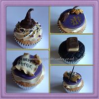 Harry Potter cake and cupcakes