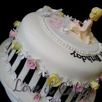 50th pretty cake