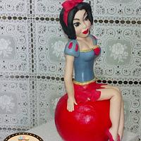 snow white pin up - topper 