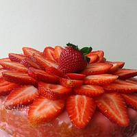 Strawberry cake