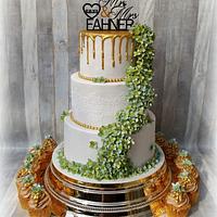 Hydrangea weddingcake