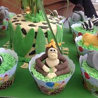 Jungle themed 5th Birthday 