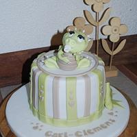 Christening Cake with little Dragon