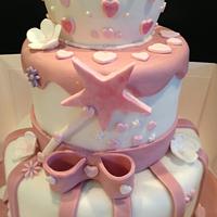 Princess themed birthday cake. 