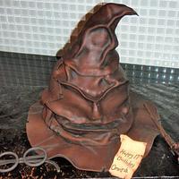 The "sorting hat" cake