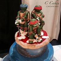  cake ninja turtles