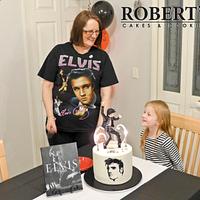 Elvis 60th cake