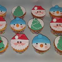 Christmas cupcakes. Christmas cupcakes.