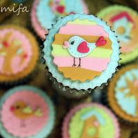 Birdie Cupcakes