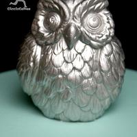 Little Silver Owl Cake