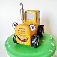 smiling tractor