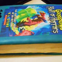 Goosebumps Book Cake