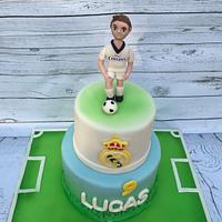 Real Madrid Soccer Cake