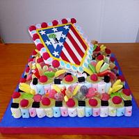 Marshmallow CAKE  ATLETICO de MADRID