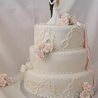 My first Ever Wedding cake!