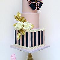 Elegant Bow Cake