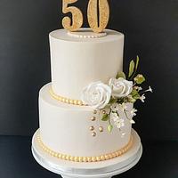 50th birthday cake!! - Cake by Bella's Cakes - CakesDecor