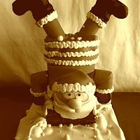 3D FONDANT CAKE "SANTA CLAUS"