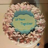 My dating anniversary cake