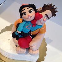Wreck it Ralph and Vanellope Topper