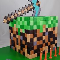 Minecraft Brick & Pickaxe