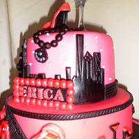 Sex and the City style Birthday Cake
