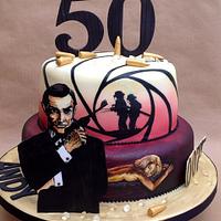 James Bond cake