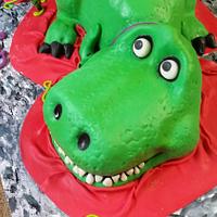 Dino cake 