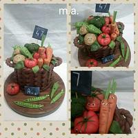 vegetables cake