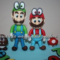 Mario Bros cake