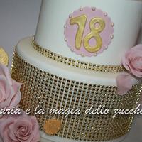 18th tiara cake