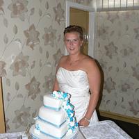 Becky & Gareth's wedding cake