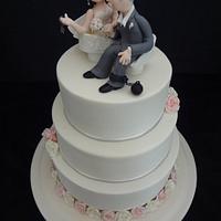 Love Seat Wedding Cake
