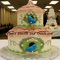Birdhouse Cake