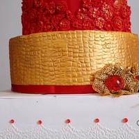Modern #elegant #indian bride#inspired#very elegant cake