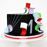 futuristic cake