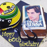 Senna helmet cake