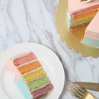 Rainbow Unicorn Butter Cream Cake