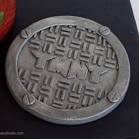 TMNT Manhole Cake