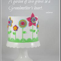 Little garden cake